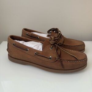 SPERRY boat shoes men men’s size 8 preowned leather 360 lacing classic style